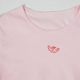 Crop Top- Baby Pink