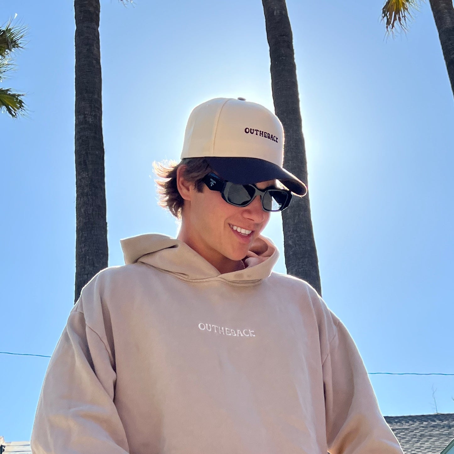 BROWN TWO-TONE CAP