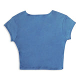 Crop Top- Baby Blue