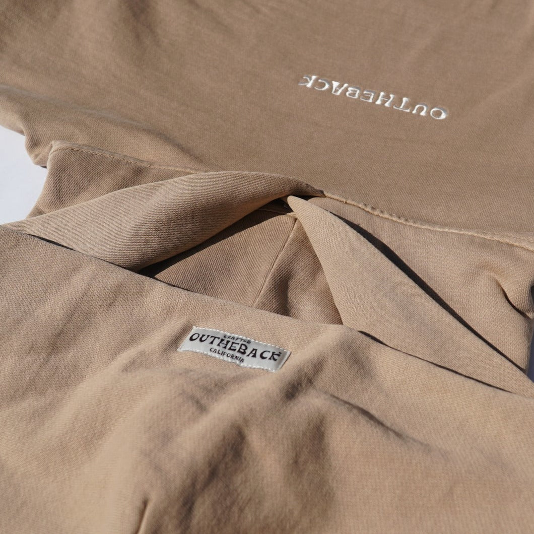 COMMUNITY CENTERED HOODIE - SAND