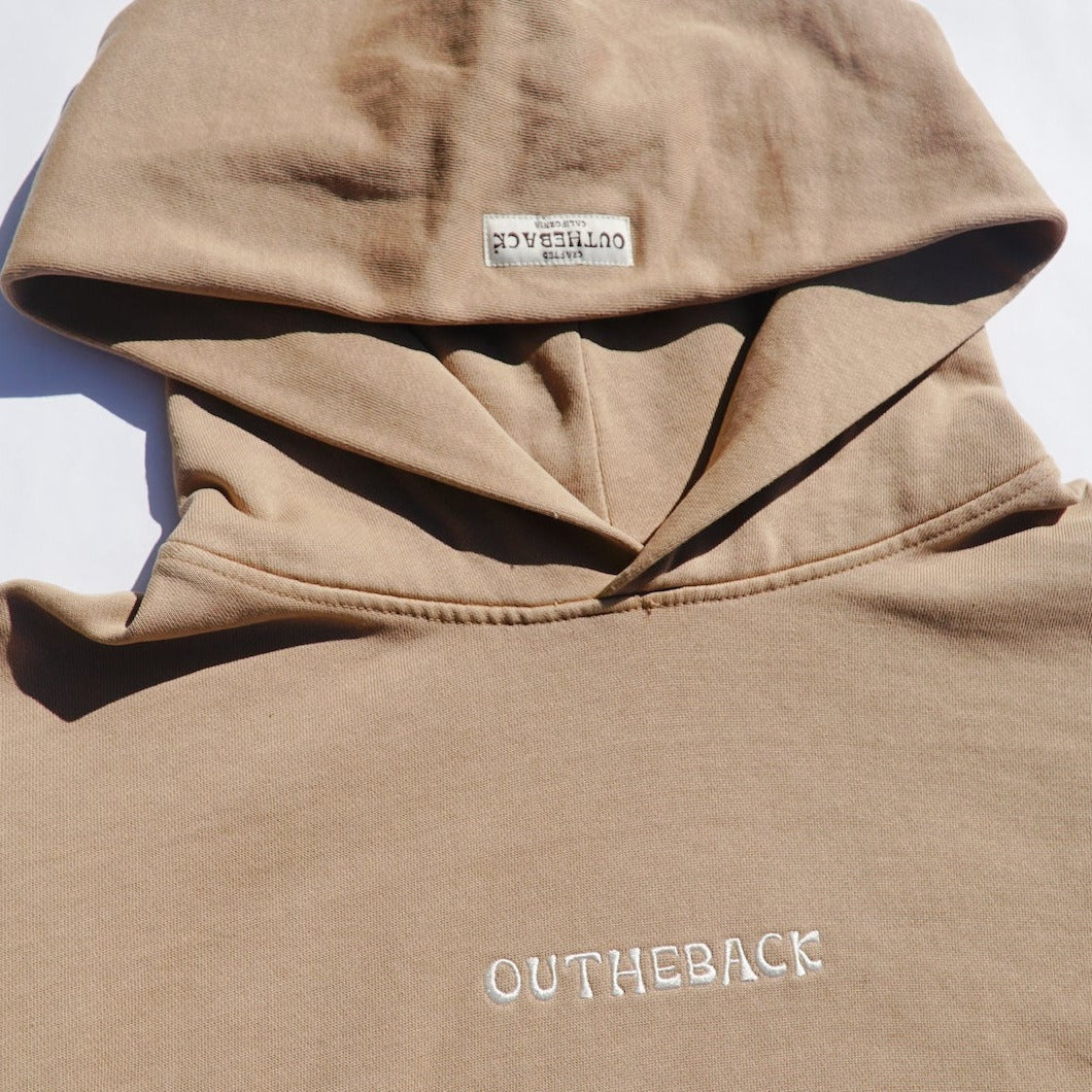 COMMUNITY CENTERED HOODIE - SAND