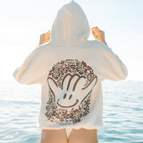 Hoodie - Cream Shaka