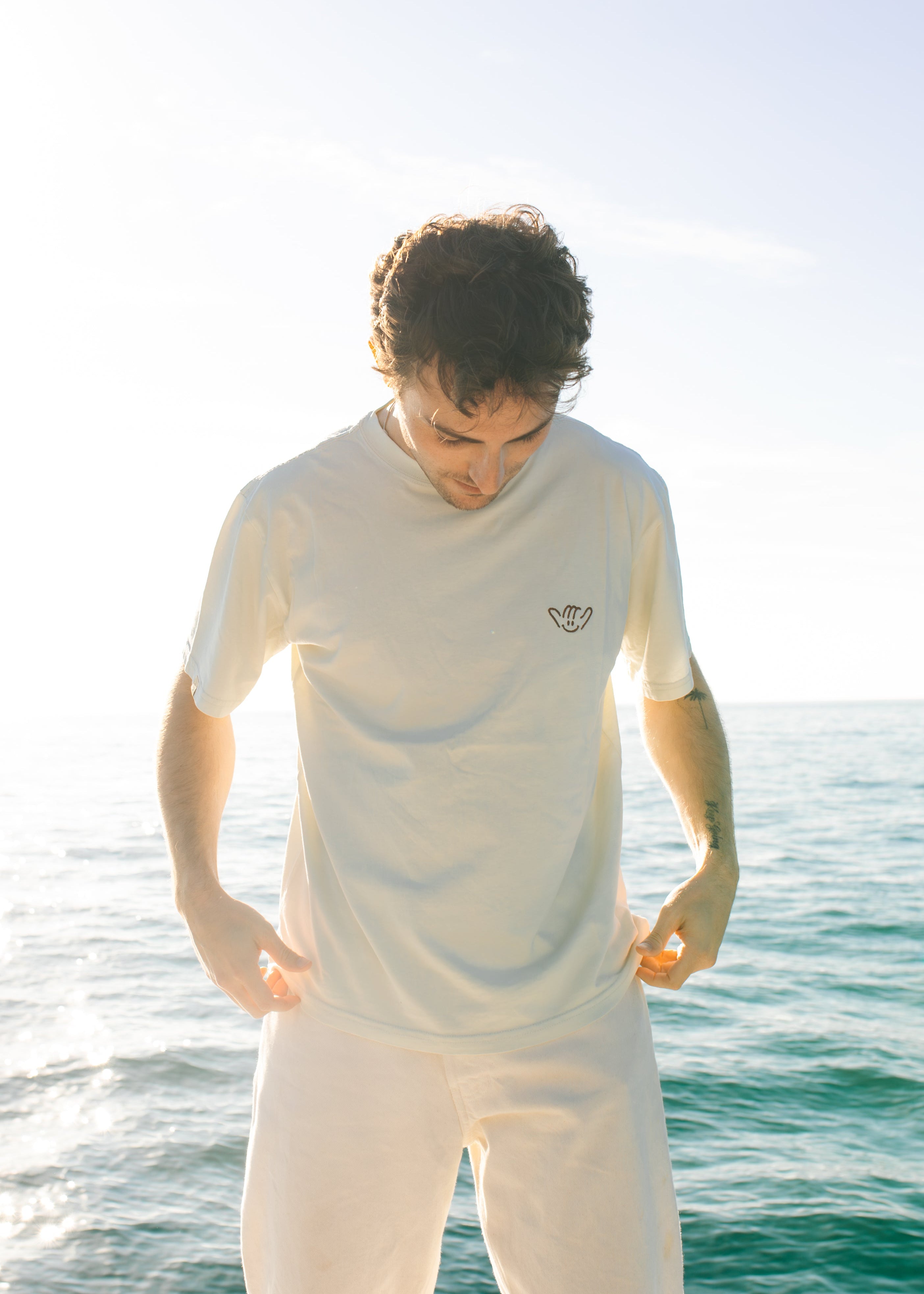Essential Shaka Embroidered Tee | Outheback Surf Club